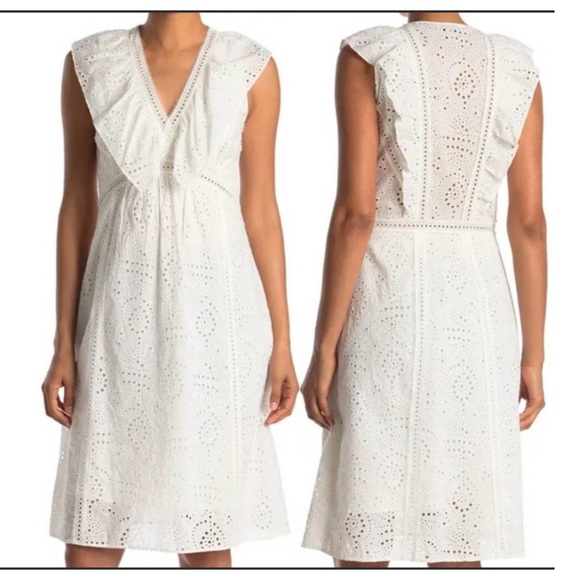 Burberry Beckie Eyelet Ruffle Dress - Picture 8 of 9